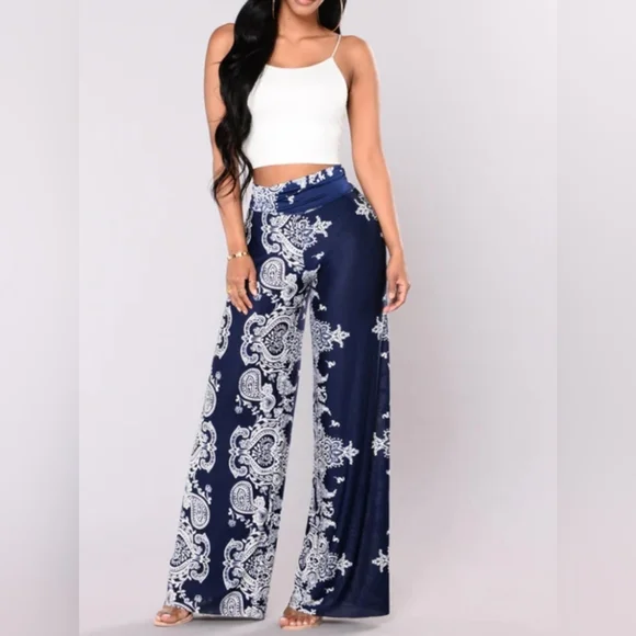 Fashion nova flowy pants on sale
